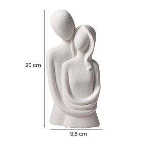 Escultura Decorativa em Resina Amor Entrelaçado