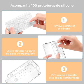 Kit Organizador de Acrílico para Gavetas