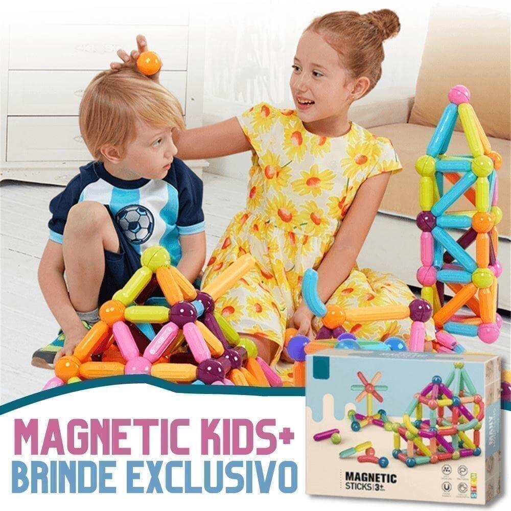 Brinquedo Infantil com Peças Magnéticas - MagneticKids™