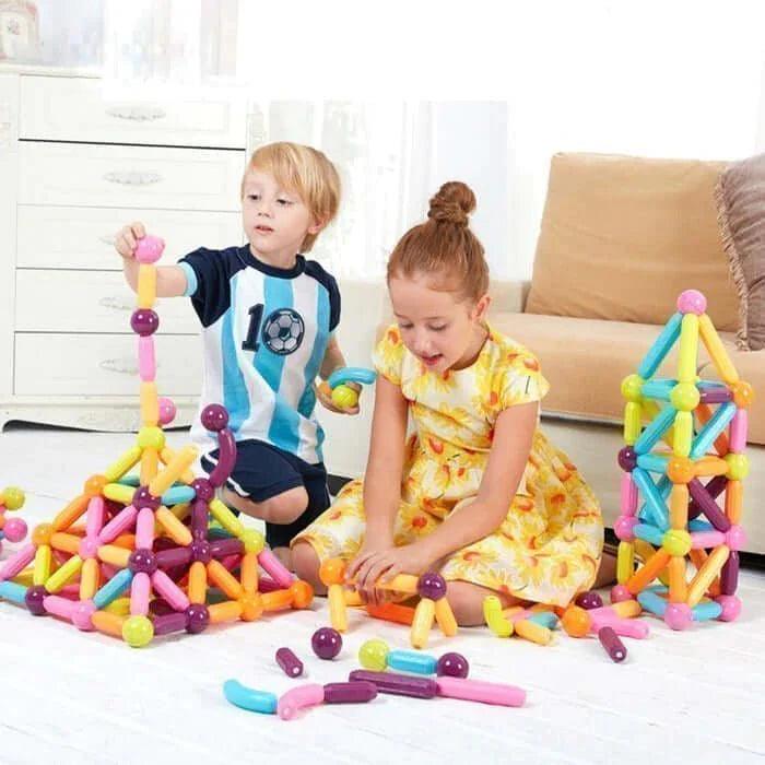 Brinquedo Infantil com Peças Magnéticas - MagneticKids™